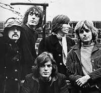 Avery rare shot of the five piece Pink Floyd.
