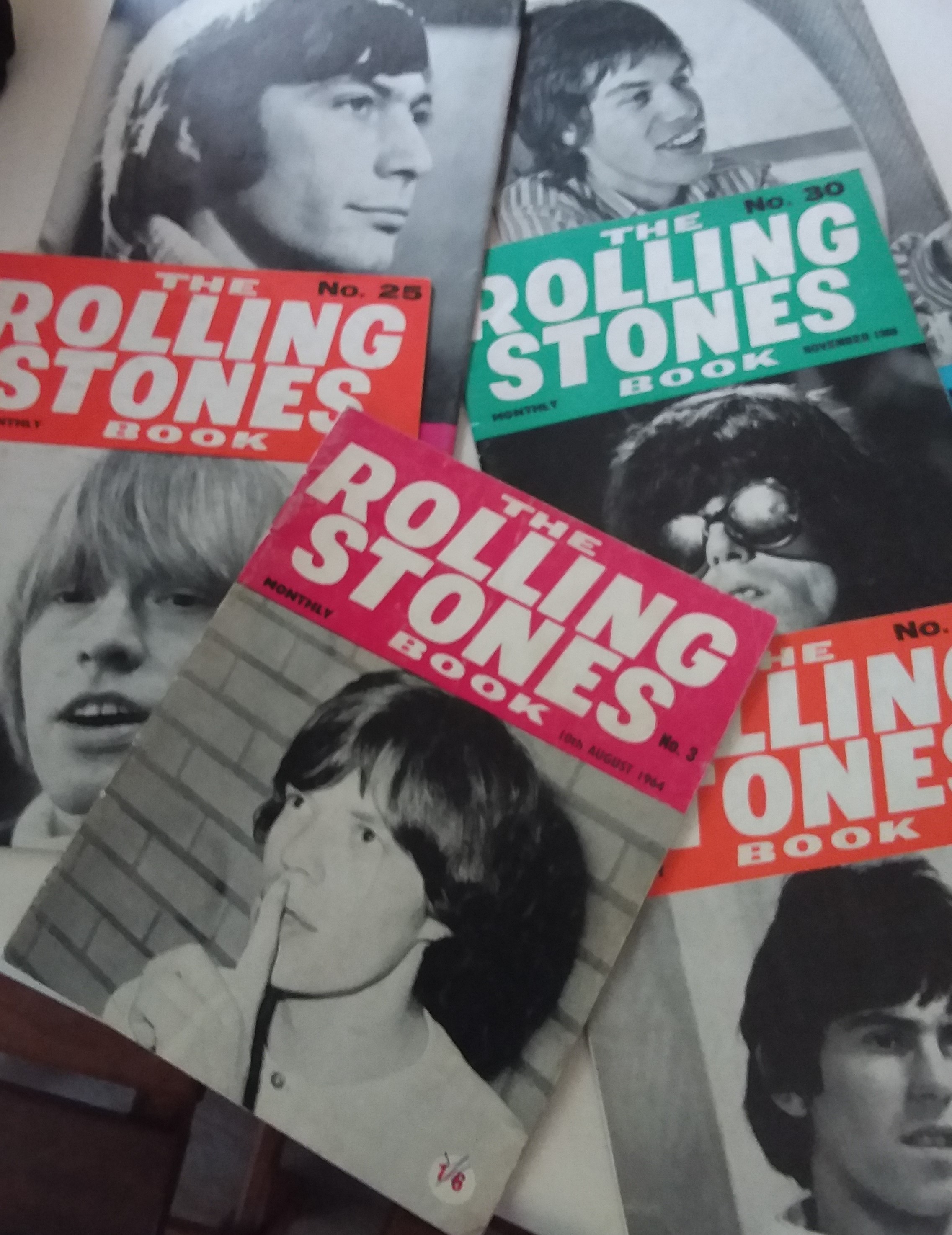 The "Rolling Stones" books came out each month in the 60's keeping their fans informed.