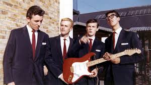 The most famous guitar of the 60's! The Shadows Hank Marvin showing his Fender Stratocaster in the early 1960's