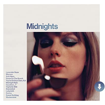 Taylor Swift "Midnight" vinyl record, one of the most successful of all time.
