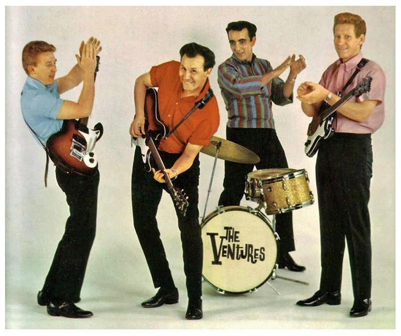 Another publicity shot for The Ventures album "Walk Don't Run" from 1965