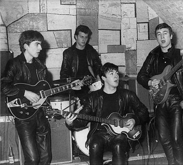 The Cavern, how young does George look? Pre Brian Epstein days.