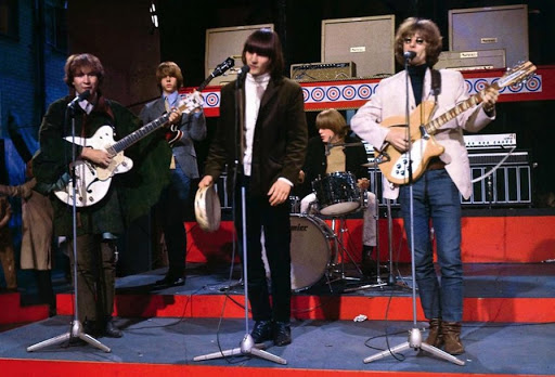 The Byrds on a U.S. Television appearence.