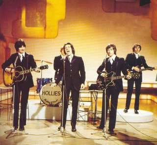 The Hollies on English television, 1975.