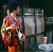 Jimi's stack of Marshall amps.